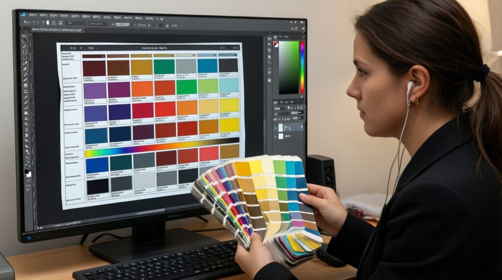 Цвет в графическом дизайне: системы (RGB/CMYK/Lab), контраст, гармонии и частые ошибки - иллюстрация